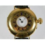 An 18ct gold wrist watch, maker Smith & Son Ltd. L