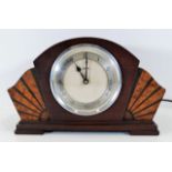 A Smiths art deco sunrise pattern electric mantle