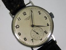 A vintage gents Longines wrist watch