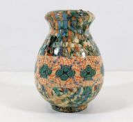 A small Vallauris pottery Gerbino vase 4.375in hig