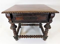 An 18thC. Portuguese rosewood low level table 24.5