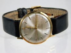 A gents 9ct gold Tudor Rolex wrist watch, inscript