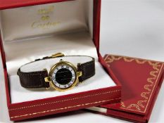 A Cartier Trinity wrist watch with box & paperwork