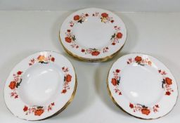 Sixteen pieces of Royal Crown Derby "Bali" porcela