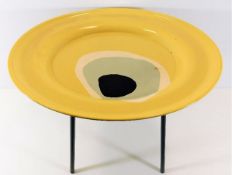 A retro 1960's enamel table in the manner of Terry