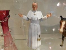 A Royal Doulton figure of Pope John Paul II
