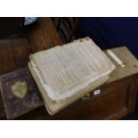 An 18thC. Nathan Bailey dictionary dated 1736 a/f