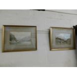 Two 19thC. landscape watercolours by St. John Burt