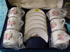 A boxed Royal Worcester coffee can & saucer set