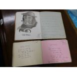 Two early 20thC. autograph albums