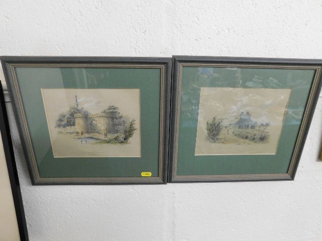 Two East Indies framed watercolours signed "Lacy R.A."