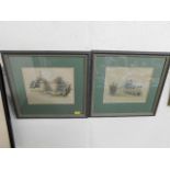 Two East Indies framed watercolours signed "Lacy R.A."