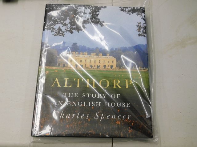 A book of Althorp house signed by Charles Spencer