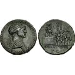 Trajan. AD 98-117. Æ Sestertius (33mm, 25.16 g, 6h). Rome mint. Struck AD 114-116. IMP CAES NER