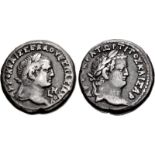 EGYPT, Alexandria. Vespasian, with Titus as Caesar. AD 69-79. BI Tetradrachm (25mm, 13.00 g, 12h).
