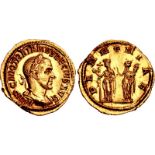 Trajan Decius. AD 249-251. AV Aureus (19.5mm, 3.96 g, 7h). Rome mint, 3rd officina. 3rd-4th