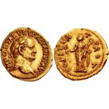 Vespasian. AD 69-79. AV Aureus (19mm, 7.86 g, 5h). Alexandria(?) mint. Struck AD 70. IMP CAESAR