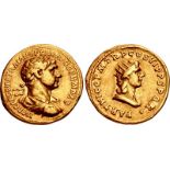 Trajan. AD 98-117. AV Aureus (19.5mm, 6.99 g, 7h). Rome mint. Struck circa AD 116- 117. IMP CAES NER