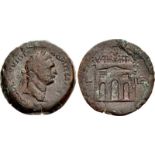 EGYPT, Alexandria. Domitian. AD 81-96. Æ Drachm (35mm, 24.26 g, 12h). Dated RY 15 (AD 95/96). [