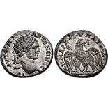 Caracalla. AD 198-217. AR Tetradrachm (26mm, 12.20 g, 12h). Carrhae (Mesopotamia) mint. Struck AD