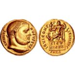 Licinius I. AD 308-324. AV Solidus (20mm, 5.36 g, 12h). Decennalia issue. Nicomedia mint; 4rd