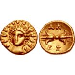 CALABRIA, Tarentum. Alexander the Molossian. King of Epeiros, 350-330 BC. AV Hemilitra – Twelfth