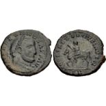 Alexander of Carthage. Usurper, AD 308-310. Æ Follis (22.5mm, 4.95 g, 6h). Carthago (Carthage) mint.