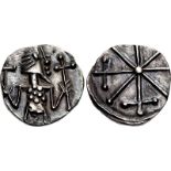 ANGLO-SAXON, Primary Sceattas. Circa 700-715. AR Sceatt (12mm, 1.11 g). Series W, type 54. Mint in