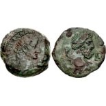 EGYPT, Alexandria. Galba. AD 68-69. Æ Hemidrachm (29mm, 17.25 g, 12h). Dated RY 2 (AD 68/69). [ΣE]