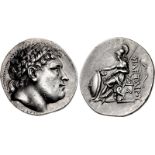 KINGS of PERGAMON. Eumenes I. 263-241 BC. AR Tetradrachm (29.5mm, 17.21 g, 1h). In the name of