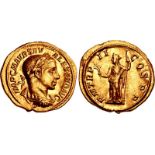 Severus Alexander. AD 222-235. AV Aureus (21mm, 6.29 g, 12h). Rome mint. 3rd emission, AD 223. IMP C