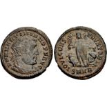 Martinian. Usurper, AD 324. Æ Follis (20.5mm, 2.60 g, 12h). Nicomedia mint, 2nd officina. D N M