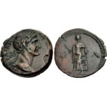 EGYPT, Alexandria. Trajan. AD 98-117. Æ Drachm (36mm, 24.62 g, 12h). Dated RY 11 (AD 107/108). AVT