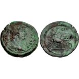 EGYPT, Alexandria. Trajan. AD 98-117. Æ Drachm (38mm, 29.07 g, 12h). Dated RY 13 (AD 109/110).