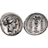 C. Memmius C.f. 56 BC. AR Denarius (19mm, 3.84 g, 6h). Rome mint. Head of Ceres right, wearing