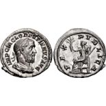 Pupienus. AD 238. AR Denarius (19.5mm, 2.51 g, 12h). Rome mint. 1st emission. IMP C M CLOD