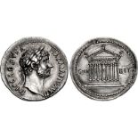 Hadrian. AD 117-138. AR Cistophorus (27mm, 10.73 g, 6h). Nicomedia mint. Struck after AD 128. IMP