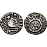 ANGLO-SAXON, Transitional/Pre-Primary Phase. Circa 675-680. Pale AV Thrymsa – Shilling (11.5mm, 1.15