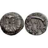 ANGLO-SAXON, Primary Sceattas. Circa 715-720. AR Sceatt (12mm, 1.15 g, 5h). Series Z, type 66a(i).