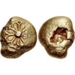 IONIA, Uncertain. Circa 625-600 BC. EL Stater (19.5mm, 16.58 g). Phokaic standard. Schematic rosette