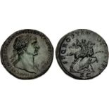 Trajan. AD 98-117. Æ Sestertius (33.5mm, 27.67 g, 6h). Rome mint. Struck circa AD 104/5-107. IMP