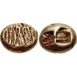 IONIA, Uncertain. Circa 650-600 BC. EL Hekte – Sixth Stater (9.5mm, 2.33 g). Lydo-Milesian standard.