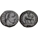 Alexander of Carthage. Usurper, AD 308-310. Æ Follis (22mm, 5.28 g, 6h). Carthago (Carthage) mint.