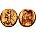 PERSIA, Achaemenid Empire. temp. Artaxerxes II to Darios III. Circa 375-336 BC. AV Daric (15mm, 8.33