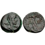EGYPT, Alexandria. Augustus. 27 BC-AD 14. Æ Obol – 40 Drachmai (21mm, 8.46 g, 12h). First series,