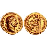 Constantius I. As Caesar, AD 293-305. AV Aureus (19mm, 4.90 g, 6h). Treveri (Trier) mint. Struck