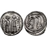 ANGLO-SAXON, Secondary Sceattas. Circa 715-720. AR Sceatt (13mm, 0.95 g, 12h). Series N