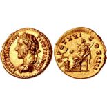 Antoninus Pius. AD 138-161. AV Aureus (19mm, 7.32 g, 12h). Rome mint. Struck AD 157-158. ΛNTONINVS