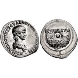 Nero. As Caesar, AD 50-54. AR Denarius (18.5mm, 3.61 g, 3h). Rome mint. Struck under Claudius, AD