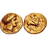 CALABRIA, Tarentum. temp. Alexander the Molossian. Circa 333-331/0 BC. AV Stater (18.5mm, 8.56 g,